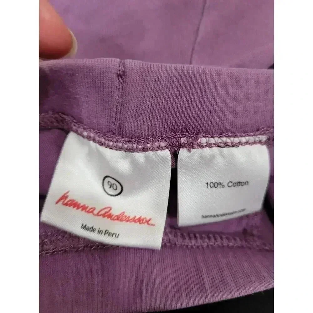 Hanna Andersson Purple Toddler Girl Shorts size‎ 90 #2